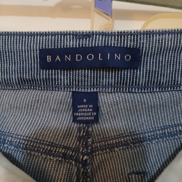 Bandolino Blue Denim Pinstripe Jeans - Picture 5 of 6
